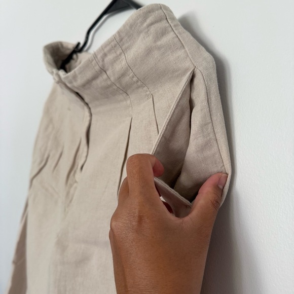 Dynamite Cream Wide-Leg Trousers - Picture 3 of 7